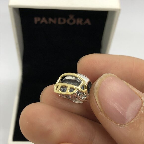 ✨🔥Pandora San Francisco 49'rs Football Helmet Charm - Picture 5 of 8